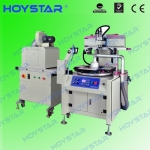 Full automatic plastic ruler screen printing machine with uv dryer